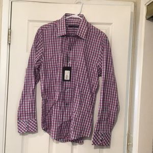 Zachary Prell Men’s Pink Blue Button Down